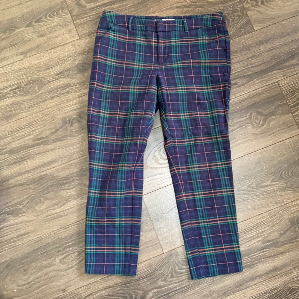 Plaid Printerd Pants